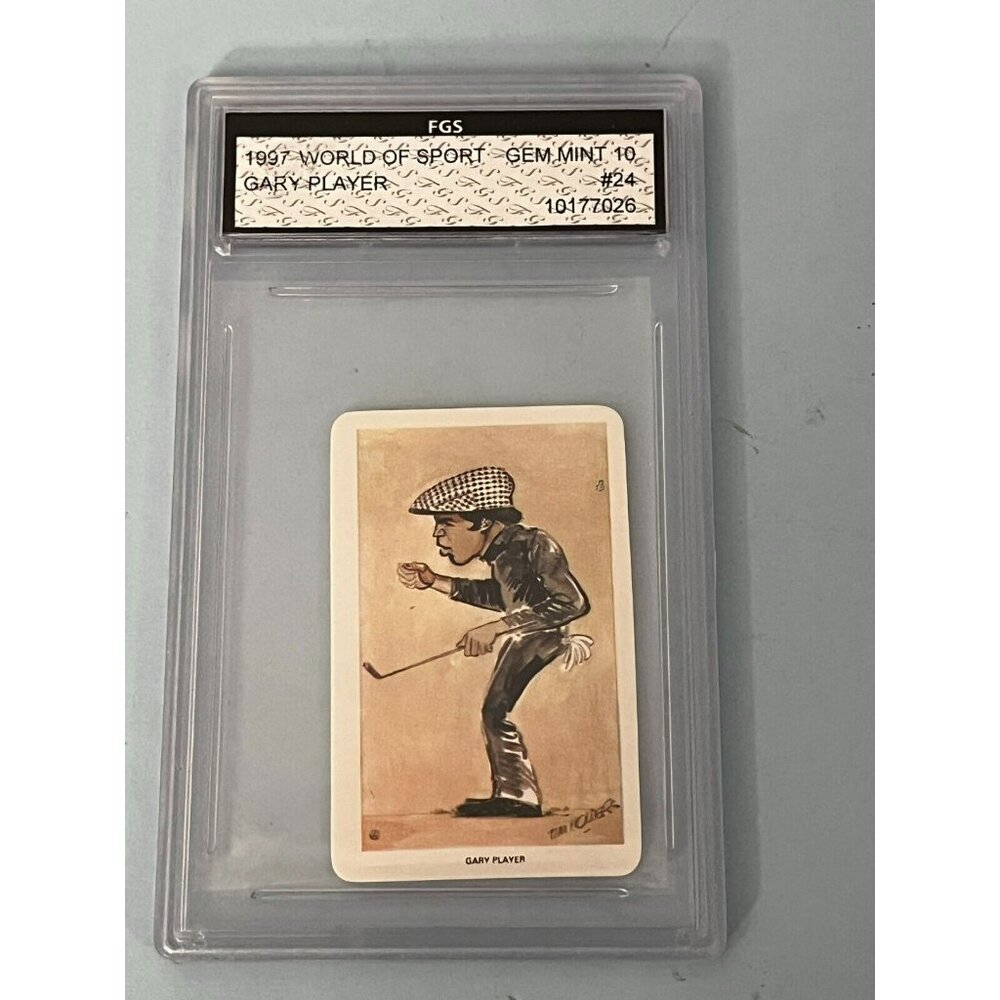 Gary Player 1979 VENORLANDUS World Of Sport #24 ASG Graded 10 Mint